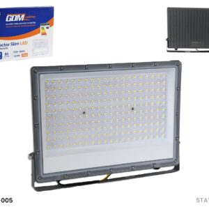 REFLECTOR SLIM LED  200 WATTS, 80 LM/W,  6500 K,  IP65,  40000 HRS MARCA: GDM