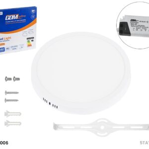 PANEL LED  LIGHT  24 WATTS, 1980 LM, 6500 K, 40000 HRS  MARCA GDM