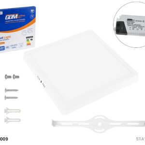PANEL LED  LIGHT  24 WATTS, 1980 LM, 6500 K, 40000 HRS  MARCA GDM